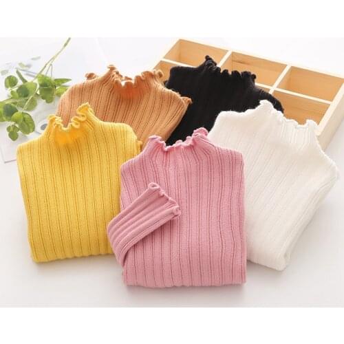3 4 5 6 7 8 9 Years Girls Sweaters Autumn Winter High Quality Knitted Sweater for Girls Kids Clothing 2020 New Arrival Pullover