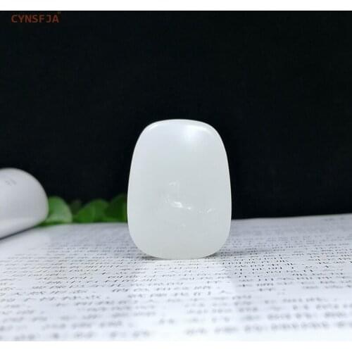 CYNSFJA Real Rare Certified Hetian White Jade Nephrite Lucky Amulets Horse Jade Pendant Hand Carved High Quality Best Gifts