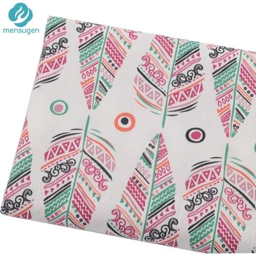 Fabric Meter Colored Feather Cotton Fabric Suitable for Girls' Dresses Clothes Blankets Pillows Baby Bed Bumper DIY Sewing Cloth