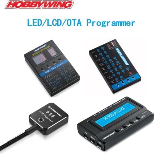 Hobbywing LED LCD OTA Programmer for Platinum XeRun EzRun Seaking Pro ESC Programming