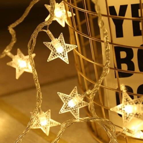 220V/USB Operated Star String Lights LED String Lights Christmas Holiday Party Wedding Decoration Lights Operate Twinkle Lights