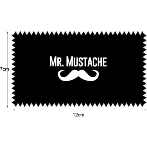 Custom-made Logo 500 PCS 12x7cm Micro Suede Black Jewelry Polishing Cloth Printed With 5cm White Logo Fast Shipping by Express