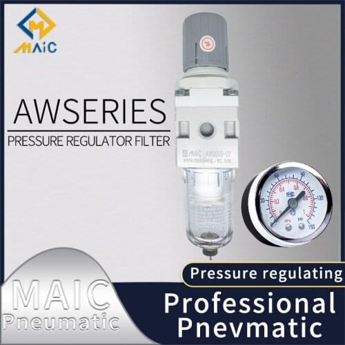 AW2000-02/3000-02/3000-03/4000-04compresseur d'air pneumatique filtre réducteur de pression vanne de régulation