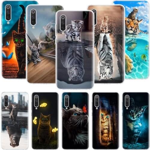 Animal Big Cat Kitten Tiger Phone Case For Xiaomi Redmi Note 10 9 8 Pro 9S 8 8T 7 6 5 6A 7A 8A 9A 9C 4X S2 K20 K30 Art Cover Coq