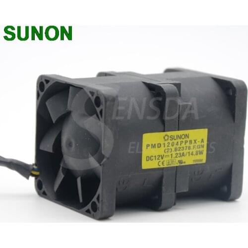 For Sunon PMD1204PPBX-A 4056 40*40*56 mm high- speed fan 4cm strong air flow server fan violence