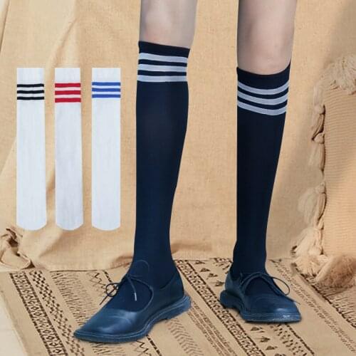 Woman Socks Cute Black White Velvet Lolita Long Socks Solid Color Knee High Socks Fashion Kawaii Cosplay Sexy Nylon Stockings