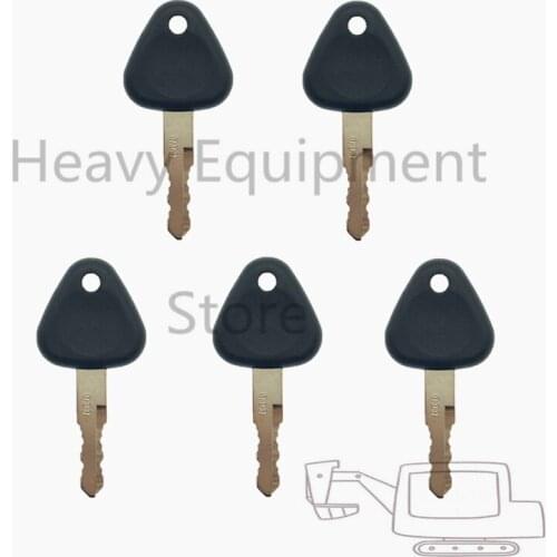 5 PCS 888 Heavy Equipment Key For SDLG SHANDONG LINGONG Excavator Loader not suitable for volvo Machine