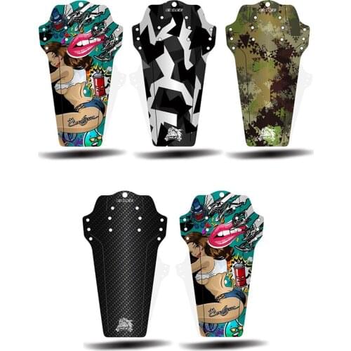 Bicycle Front Rear Mudguard MTB Mountain Bike Bicycle Fenders With 4 Fixing Strap Road Bicycle Fenders Accessories Bike Parts