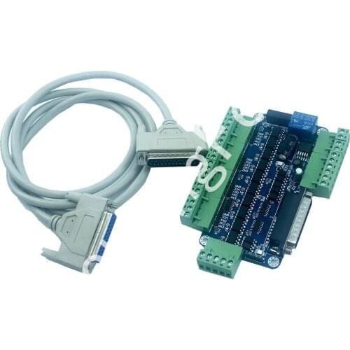 Mach3 5 axis CNC controller del motore passo-passo bordo di 12-60VDC di alimentazione Bordo di Sblocco (fotoaccoppiatore ad alta