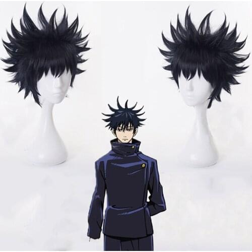 Anime Jujutsu Kaisen Fushiguro Megumi Wig Itadori Yuji Kugisaki Nobara Role Play Synthetic Hair Accessories Halloween Carnival