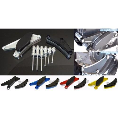 Sale Left & Right Engine Crash Pads Frame Sliders Protector For Suzuki GSXR 600 750 2006 2007 2008 2009 2010