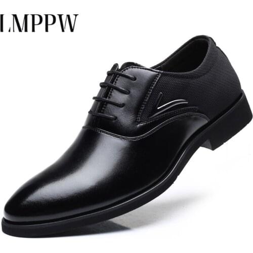Luxury Spring Autumn Men Formal Wedding Shoes Men Business Dress Shoes Men Loafers Leather High Quality Soft Casual Mens Flats2