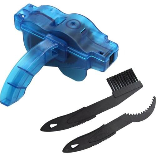 1Pcs Motorcycle Bike Chain Cleaner Clean Machine Brushes Cycling Kit Bicycle Brush Maintenance Tool for Outdoors Clean Accessory