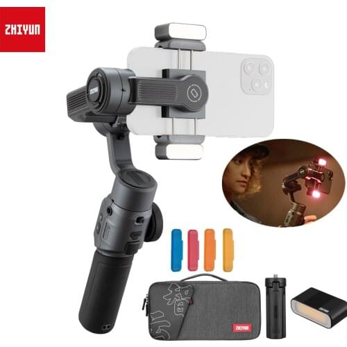 Used Feiyu Vimble 2S 3-Axis Smartphone Gimbal Handheld Stabilizer 180mm Extendable Pole Tripod for iPhone 11 X Xs 8,Samsung S9S8