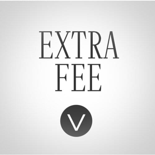 Item Type Extra Fee, Additional Pay on Your Order or for the costs of Shipping or Extra Fee