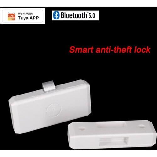 Tuya Bluetooth 5.0 Smart Drawer Lock Invisible Cabinet Lock Keyless Unlock Anti-theft Lock Safe Smart Control Furniture Hardware