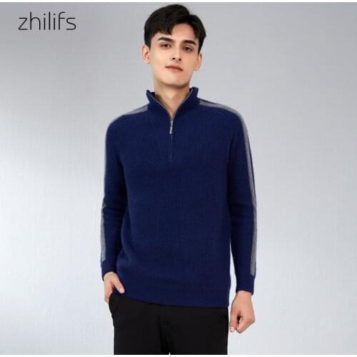 Zhilifs Men's Pullovers With Zip
