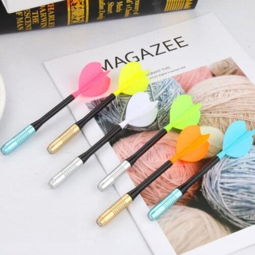 1pc Cute Magnet Dart Gel Pen Cartoon Office For School Supplies Black Signature Pen Kawaii Entertainment Pen Korean Stationery