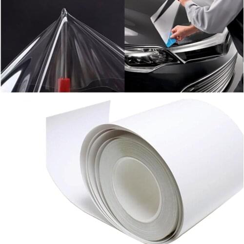 10X100 200 300 cm Rhino Skin Protective Film Car Bumper Hood Paint Protection Sticker Anti Scratch Clear Transparence
