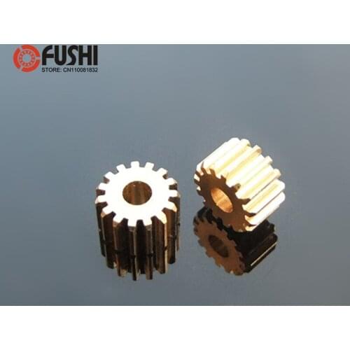 153A Brass Gear Pore 2.97 mm For Shaft 3mm ( 10 Pcs ) 15 Teeth Motor Shaft Gears Modulus 0.5 DIY Toys RC Model Cars