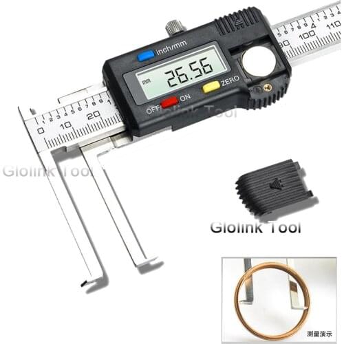 10-150 mm inside groove digital caliper with knife edge steele vernier caliper electronic calliper