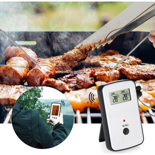 -20~300℃ / -4~572℉ Digital Cooking Thermometer Grill Thermometer Wireless Temperature Gauge for Barbecue Grill Cooking