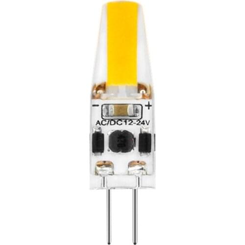 COB G4 G9 LED Bulb Lamp 2W SMD2835 CRI80 12/24VDC Dimmable Silicone Spotlight Crystal Chandelier Lighting Replace Halogen Light