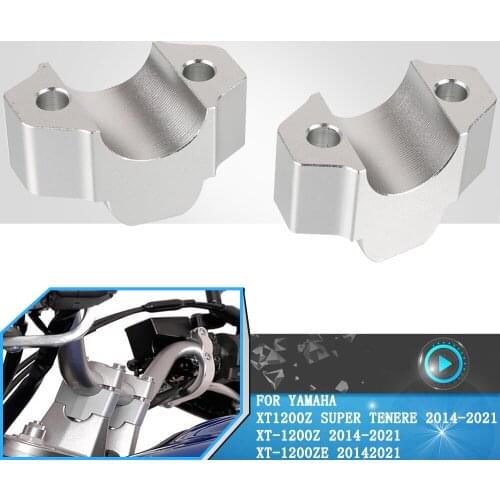 FOR YAMAHA XT1200Z XT 1200 Z SUPER TENERE 2014-2021 Motorcycle Handle Bar Mounting 25MM Handlebar Risers Up Bracket Clamp Kit