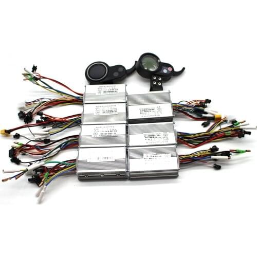 FengQi Electric Scooter Controller Box Motor Brushless J&P 36V/48V/52V/60V Controller with LCD Display Panel for E-Bike