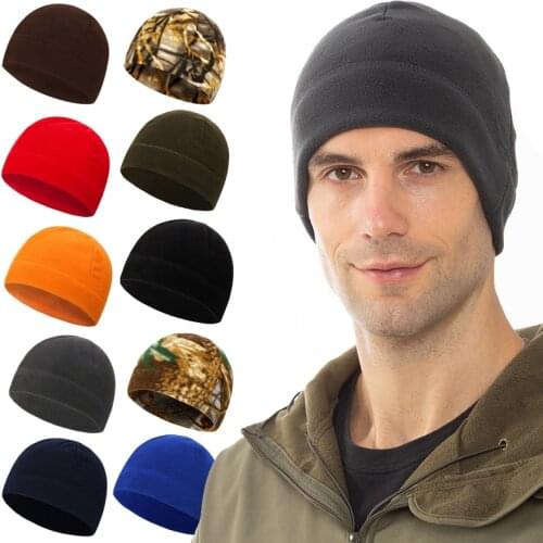 10 Colors New Men Women Warm Fleece Hat Autumn Winter Skiing Cycling Outdoor Windproof Cold Proof Fashion Hat
