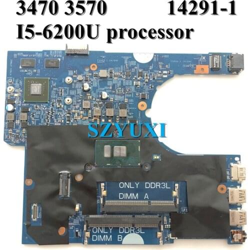 I5-6200U For DELL Latitude 3470 3570 Laptop Motherboard 14291-1 51VP4 CN-0N2N4G N2N4G mainboard 100%tested