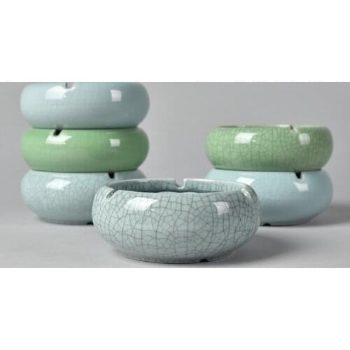 Ceramic ashtray creative ashtray personality fashion windproof ashtray home ashtray car interior ashtray designer ashtrays