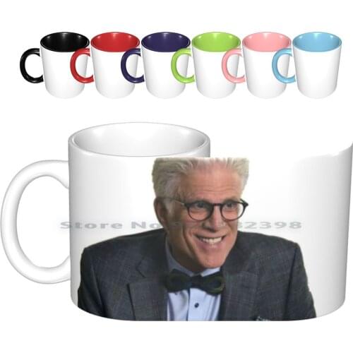 Ted Danson The Good Place Ceramic Mugs Coffee Cups Milk Tea Mug Ted Danson The Good Place Nbc Tv Movies Michael Kristen Bell
