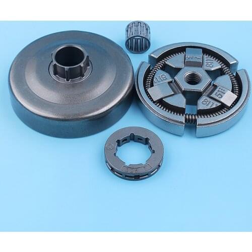 .325" Clutch Drum Bell Rim Sprocket Bearing Kit For Husqvarna 262XP 262 261 Chainsaw 503577101 3-Shoe Type Needle Cage