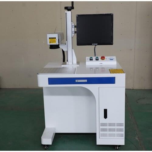 Small Business 200*200mm Fiber Laser Marking Machine 30w 50w 100w Laser Engraver For Metal