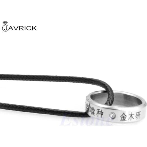 Fashion Cosplay Anime Tokyo Ghoul Ken Kaneki Titanium Steel Ring Finger Rings