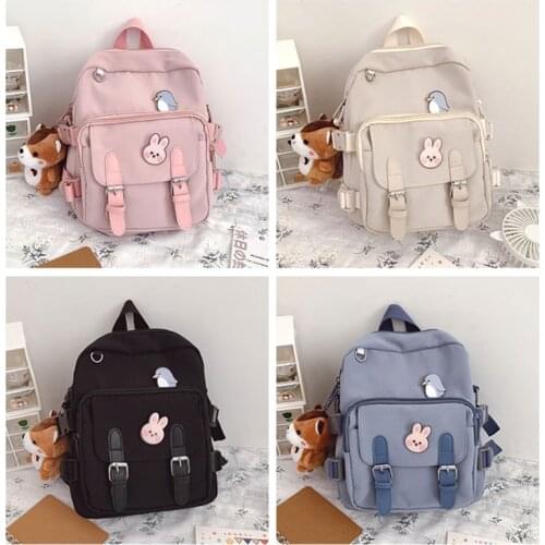 Fashion Backpack Women Kawaii Shoulder Bag for Teenage Girls Multi-Function Small Bagpack Ladies Travle School Daypacks