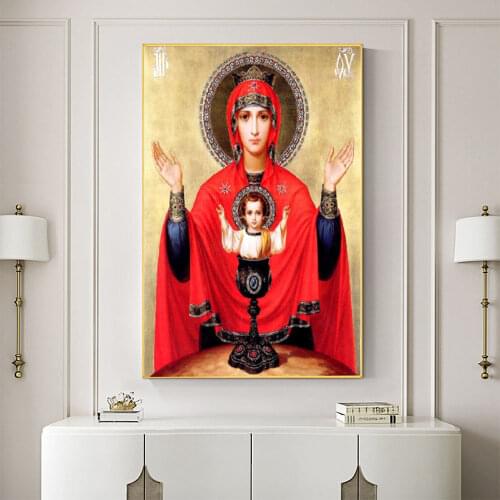 Region Icons DIY Cross Stitch 11CT Embroidery Kits Needlework Craft Set Printed Canvas Cotton Thread Home Decoration Design