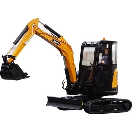 New Original 1:20 Sany Sy35u-9 Diecast Simulation Excavator Alloy Model Alloy Small Hook Engineering Digger Model