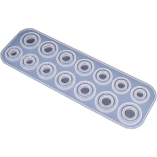 Flat Rings Mould Collection Handmade DIY Jewelry Making Ring Silicone Mold Crystal Epoxy Molds