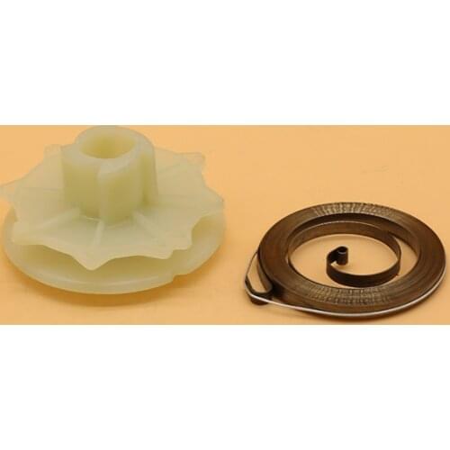 Starter Pulley Recoil Spring Kit fit Partner 350 351 Poulan 3314 3416 3516 1900 1950 1975 2025 2050 OEM 530037817 Chainsaw Spare