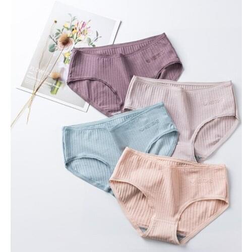 Womens Underwear Cotton Mid-rise Graphene Sex Panties Antibacterial Breathable Briefs Japanese Girls Underwear Femme Lingerie