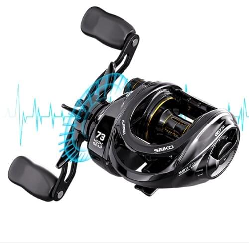 High Speed Fishing Reel 18 Bearings10KG Gear Ratio 7.3:1 Aluminum Frame Magnetic Brake System Brake Low Profile Fishing Reel