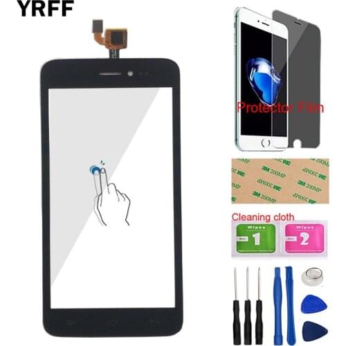 YRFF 5'' Phone Touch Screen For Wiko Lenny Touch Panel Touch Screen Digitizer Sensor Replacement Tools Protector Film Adhesive
