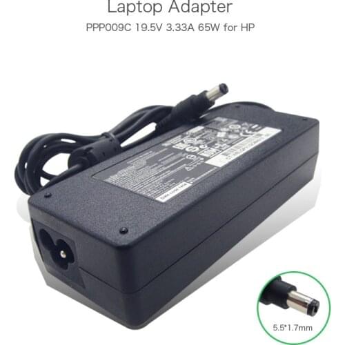 Chicony TPC-CA54 764465-001 765600-001 A065R06CH Laptop AC Adapter Charger for HP Laptop 19.5V 3.33A 65W 5.5*1.7mm Power Supply
