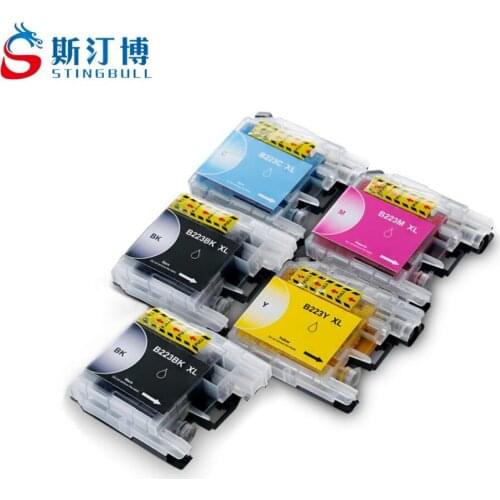 10 PCS Compatible LC223 Color Ink Cartridges For Brother DCP-J4120DW MFC-J4420DW J4620DW J4625DW J5320DW J5620DW J5625DW J5720DW