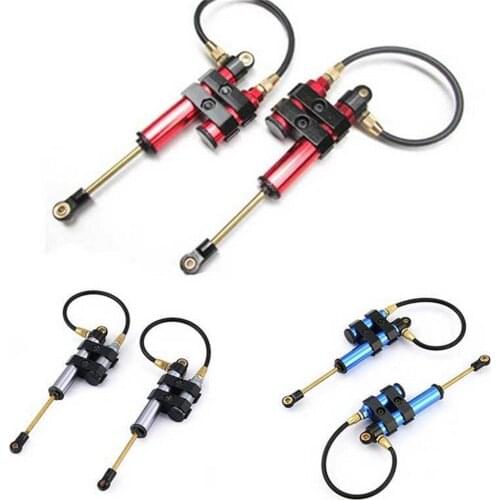 2pcs/set Metal Shock Absorbers for for 1/10 RC Car Suspension Piggyback Internal Spring Shock Absorber for SCX10 TRX4 RC Crawler