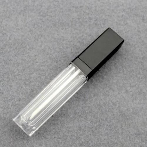 7ml Square Makeup Liquid Empty Lipstick Lip Gloss Tubes High Quality Transparent Cosmetic Packaging Container 20/50pcs/lot