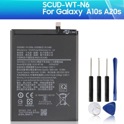 SAMSUNG Original Battery SCUD-WT-N6 For Samsung Galaxy A10s A20s A21 Honor Holly 2 Plus SM-A2070 4000mAh