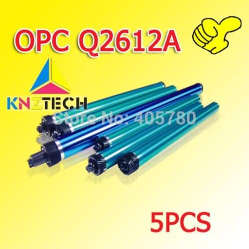 5pcs 2612A drum opc compatible for Laserjet 1010/1012/1015/1018/3015/3020/3030/1020/1022/3050/Q2612A